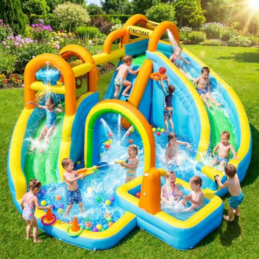 Kids Outdoor Inflatable Water Slide - Backyard outdoor inflatable water slide park