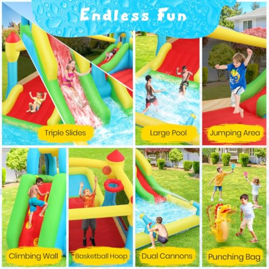Outdoor/Indoor inflatable wate - đánh giá và giá Kids Outdoor Inflatable Water Slide