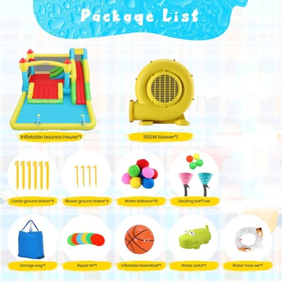 Outdoor/Indoor inflatable wate - đánh giá và giá Kids Outdoor Inflatable Water Slide
