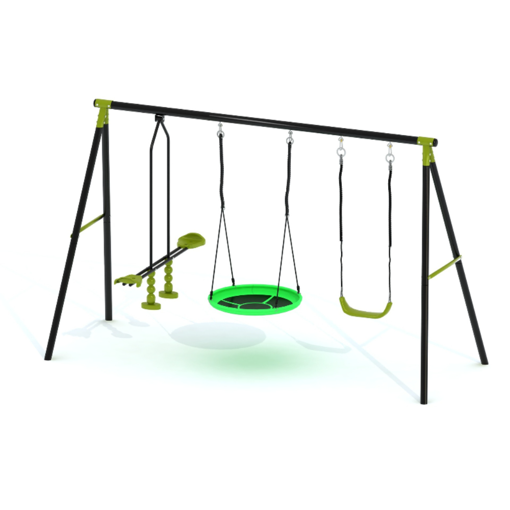 3-in-1 Kids Swing Slide Climbi - đánh giá và giá Kids Outdoor Swing Set With Slide
