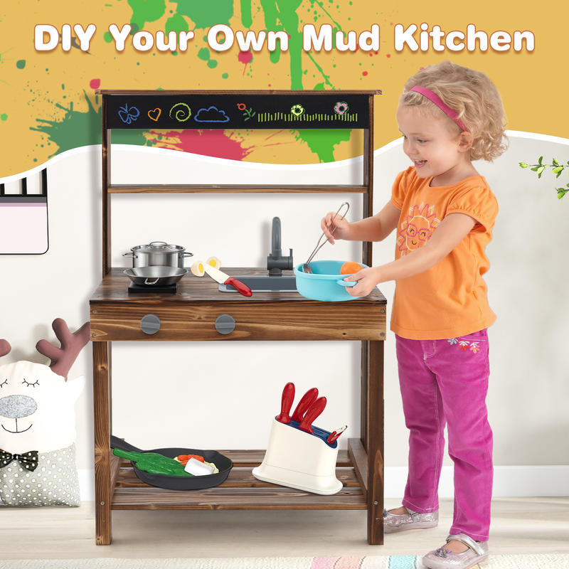 Outdoor Mud Kitchen for Kids w - đánh giá và giá Kids Outdoor Sink