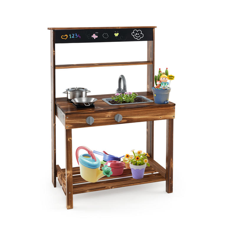 Outdoor Mud Kitchen for Kids w - đánh giá và giá Kids Outdoor Sink