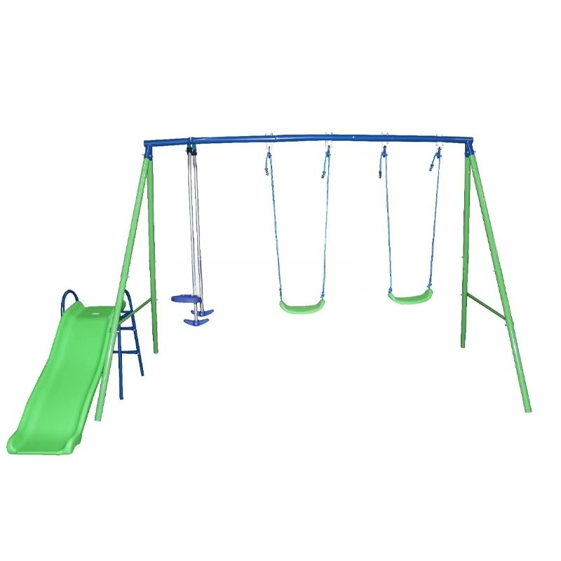Swing and Slide Set Outdoor Ki - đánh giá và giá Kids Outdoor Swing Set With Slide