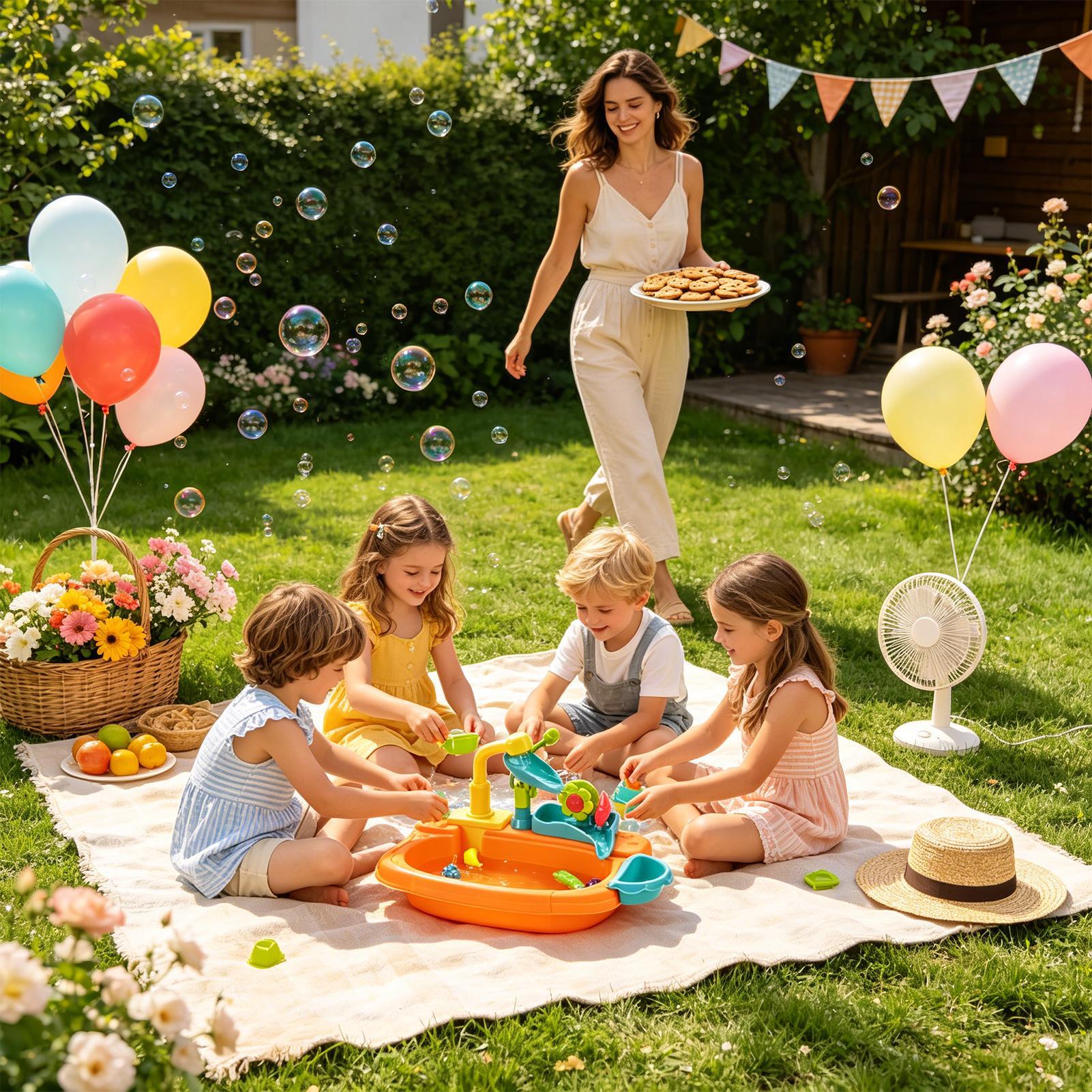 Sink Toy Automatic Battery Ope - đánh giá và giá Kids Outdoor Sink
