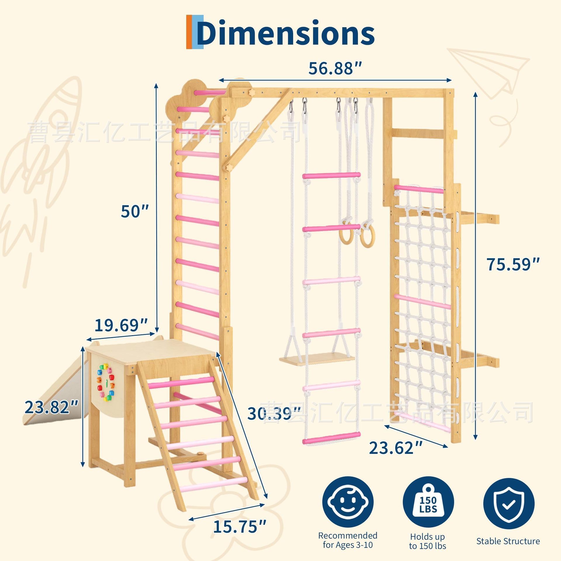 Indoor Solid Wood Kids Physica - đánh giá và giá Kids Outdoor Treehouse