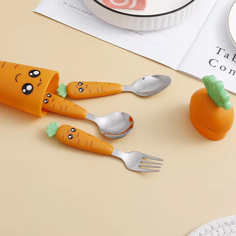 Stainless Steel Carrots Tablew - đánh giá và giá Kids Outdoor Kitchen Set