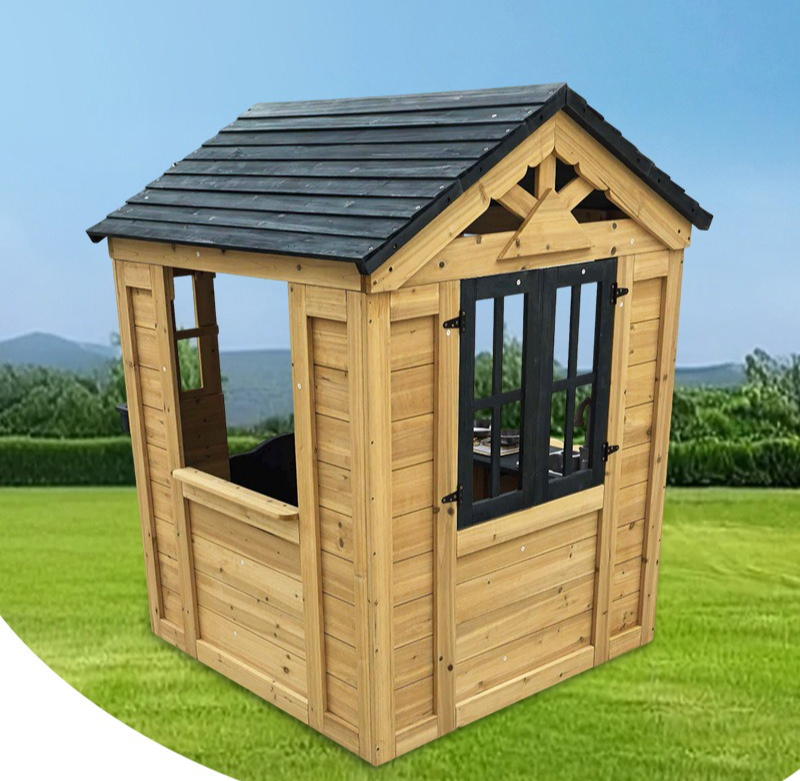 Outdoor Garden Wooden Kids Rol - đánh giá và giá Kids Outdoor Cubby House