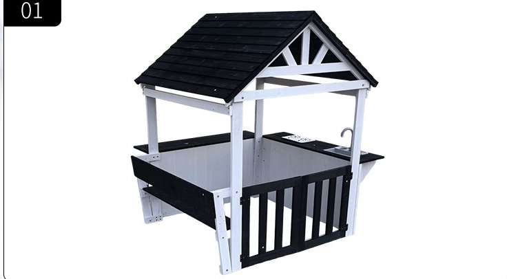 Outdoor Garden Wooden Kids Rol - đánh giá và giá Kids Outdoor Cubby House