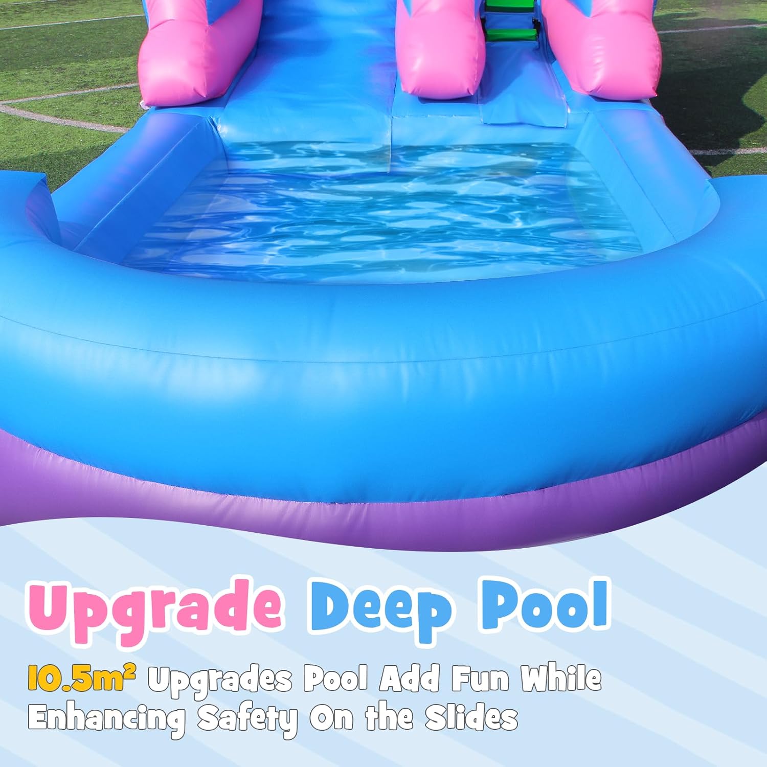 26.2 FT Heavy Duty Inflatable  - đánh giá và giá Kids Outdoor Inflatable Water Slide