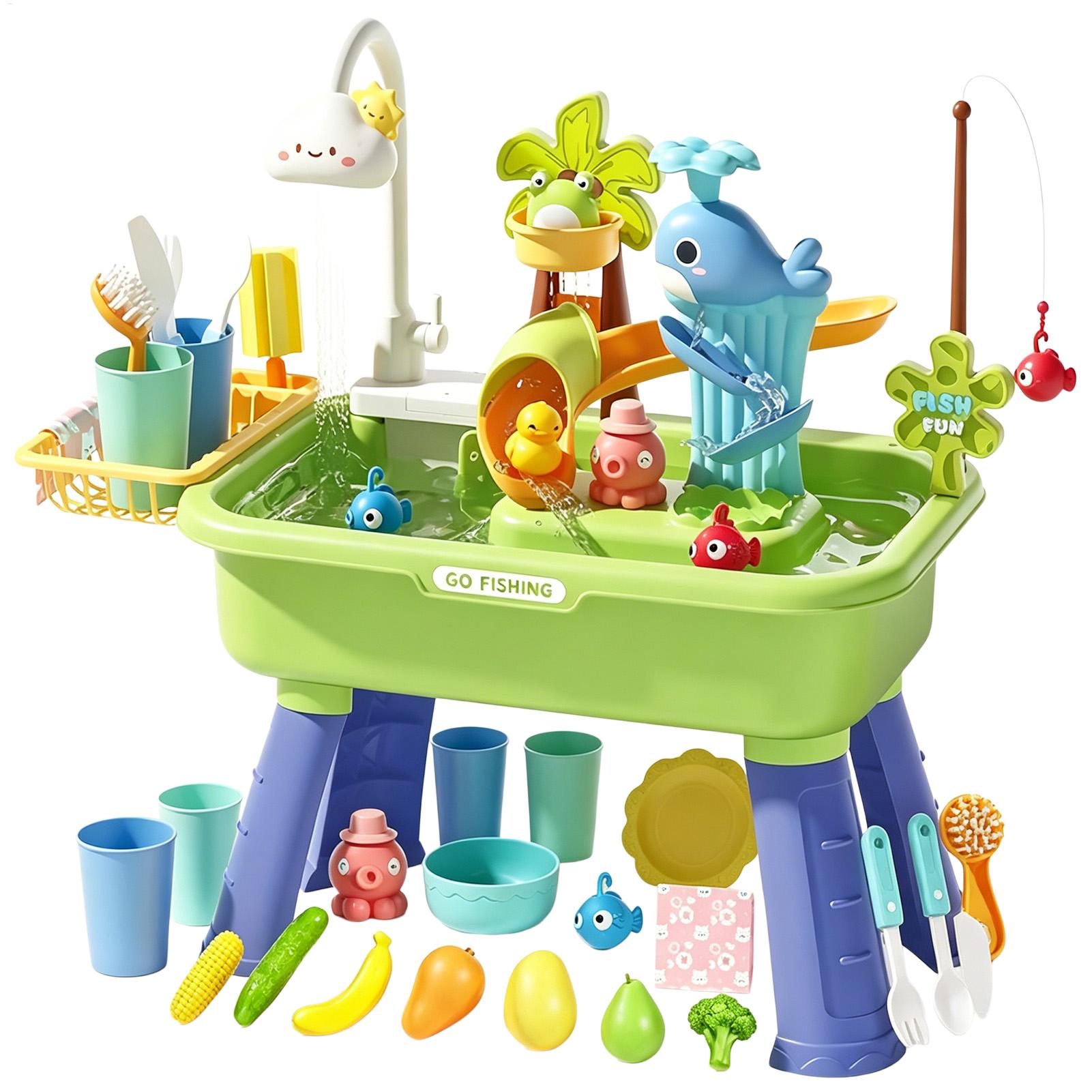 Kids Water Table with Pump, Se - đánh giá và giá Kids Outdoor Sink
