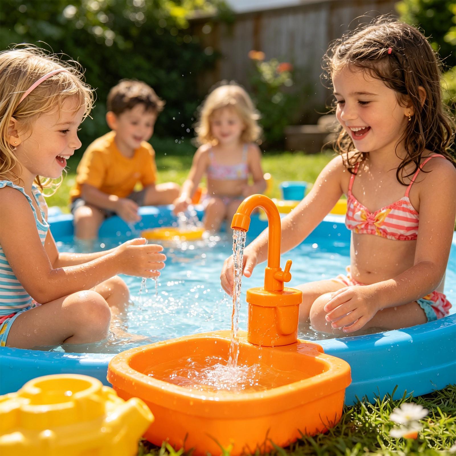 Electric Kids Toy Faucet with  - đánh giá và giá Kids Outdoor Sink