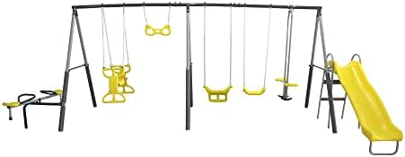 Sun Playground Metal A Fe Kids - đánh giá và giá Kids Outdoor Swing Set With Slide