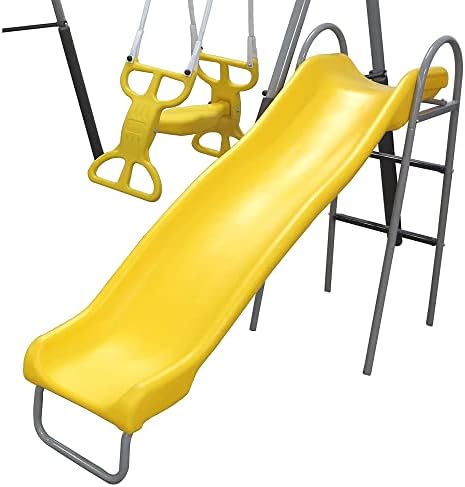 Sun Playground Metal A Fe Kids - đánh giá và giá Kids Outdoor Swing Set With Slide