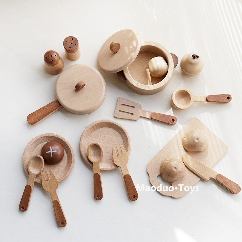 Maoduo Toys Beech Wooden Kids  - đánh giá và giá Kids Outdoor Kitchen Set