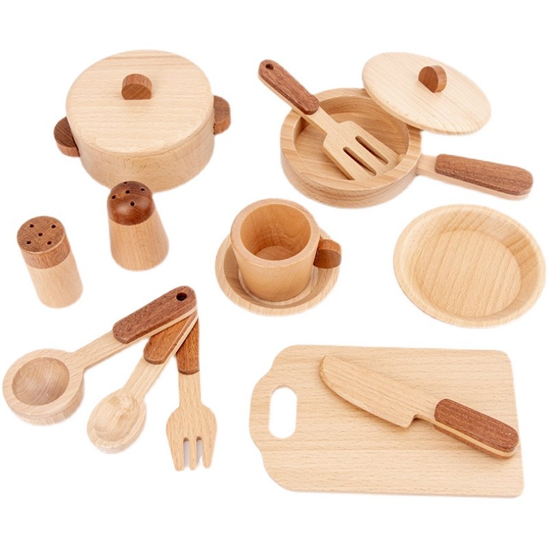 Maoduo Toys Beech Wooden Kids  - đánh giá và giá Kids Outdoor Kitchen Set
