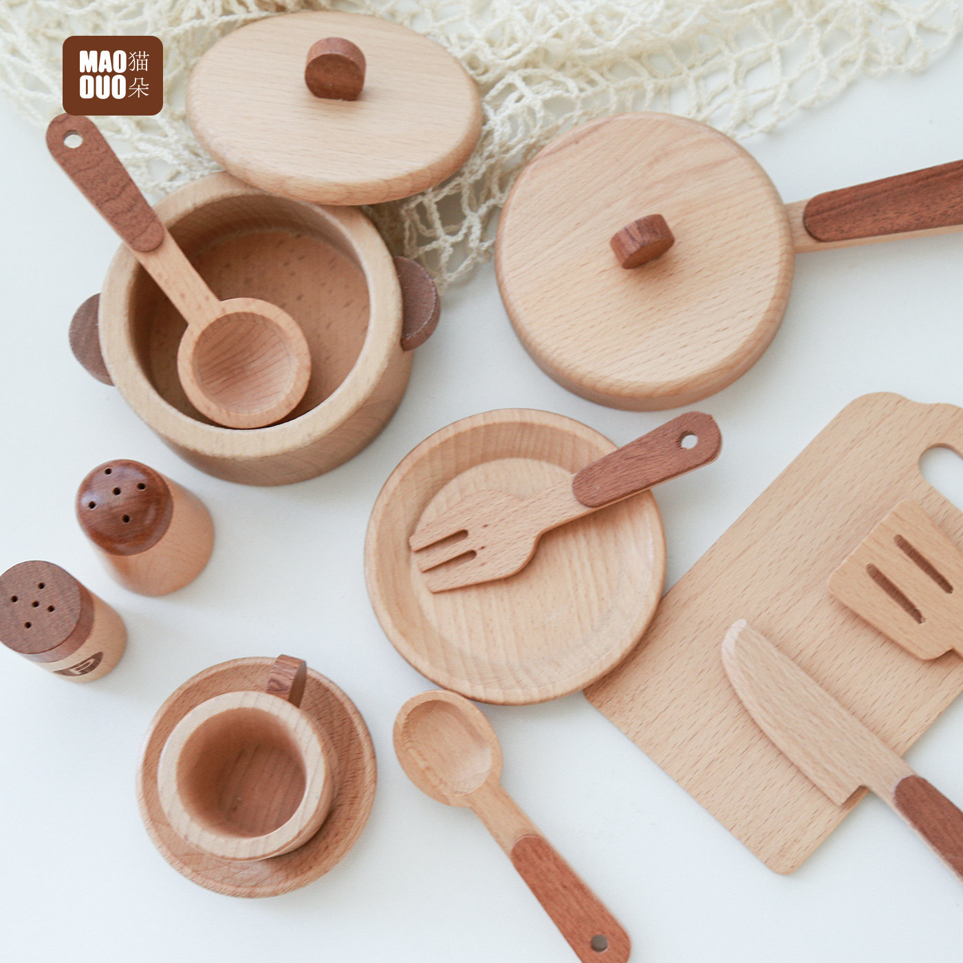 Maoduo Toys Beech Wooden Kids  - đánh giá và giá Kids Outdoor Kitchen Set