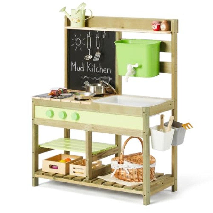 Outdoor mud kitchen for kids:  - đánh giá và giá Kids Outdoor Sink