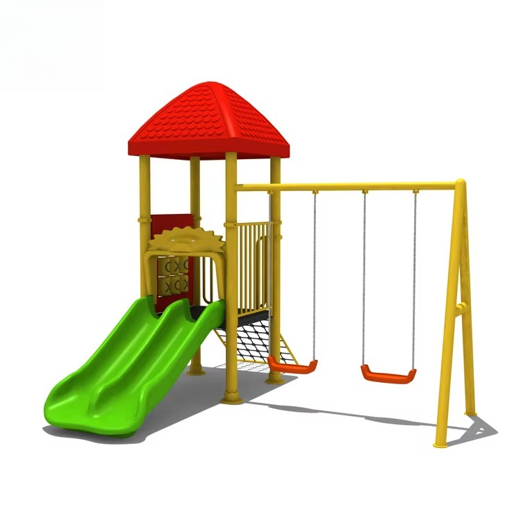 Steel Playground Equipment, Co - đánh giá và giá Kids Outdoor Swing Set With Slide