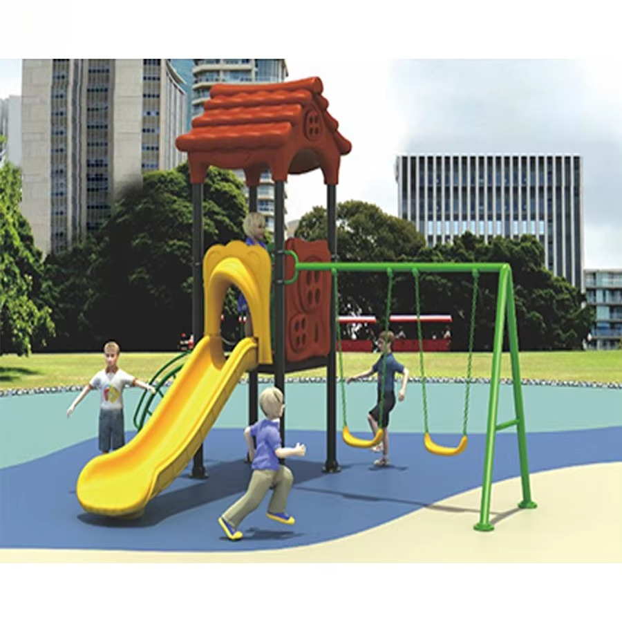 Steel Playground Equipment, Co - đánh giá và giá Kids Outdoor Swing Set With Slide