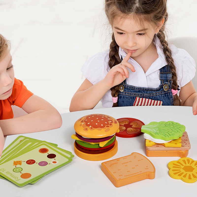 ·NewWooden Hamburg Sandwich St - đánh giá và giá Kids Outdoor Kitchen Set