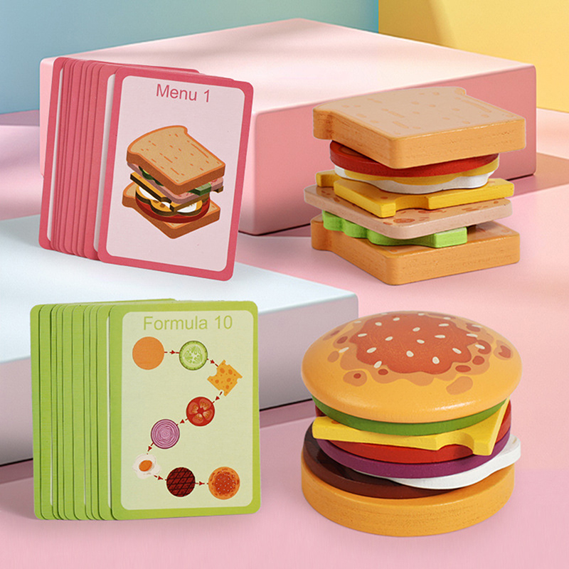 ·NewWooden Hamburg Sandwich St - đánh giá và giá Kids Outdoor Kitchen Set
