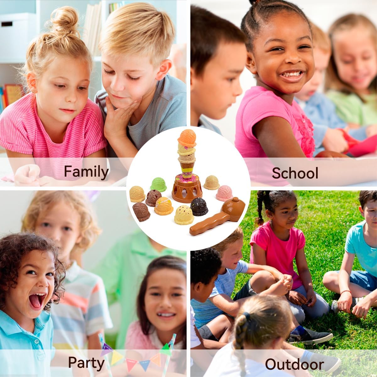 Children's Ice Cream Stacking  - đánh giá và giá Kids Outdoor Kitchen Set