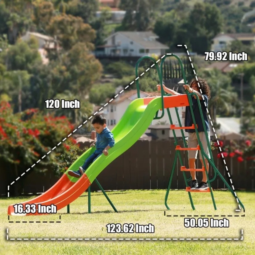 Patio Umbrellas-Playground Sli - đánh giá và giá Kids Outdoor Swing Set With Slide