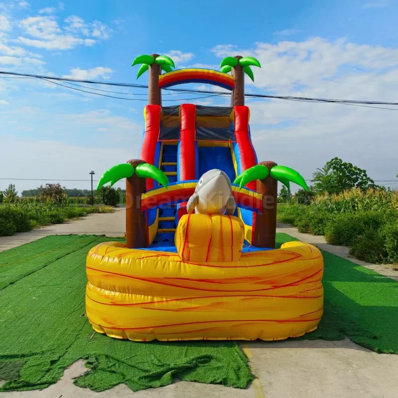 Durable  PVC Commercial Inflat - đánh giá và giá Kids Outdoor Inflatable Water Slide