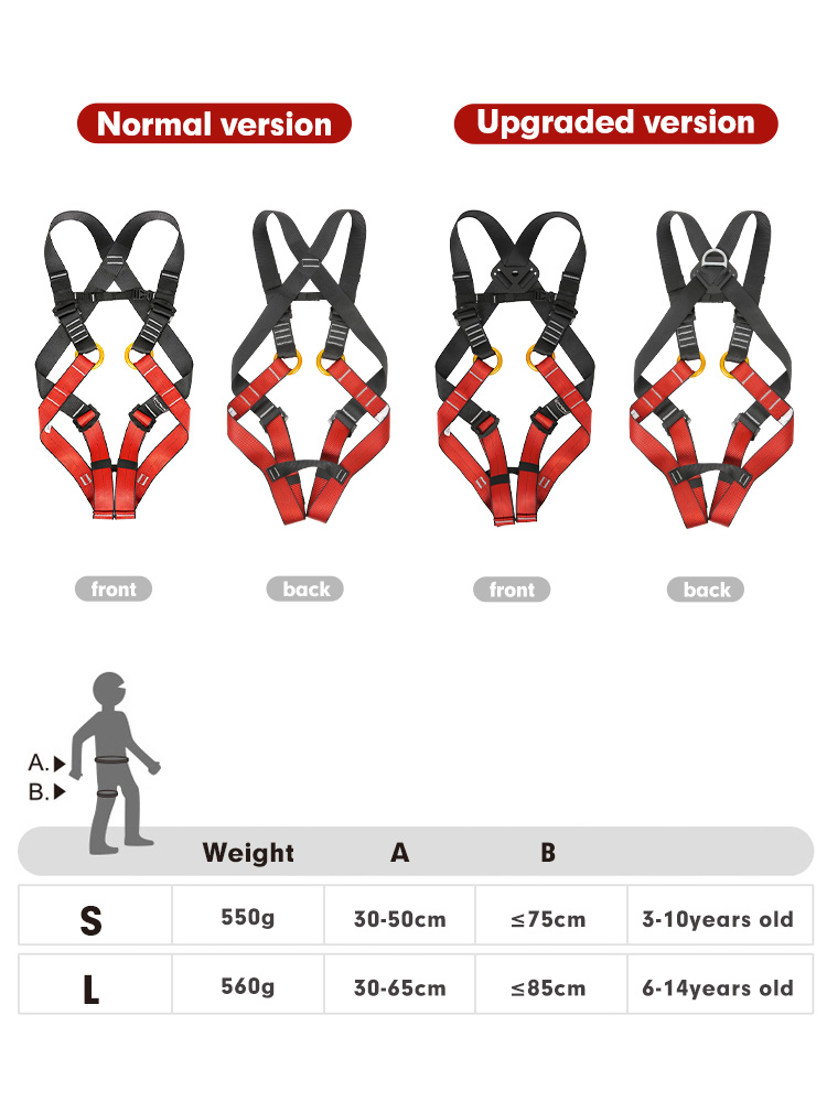 Xinda Child Full Body Harness  - đánh giá và giá Kids Outdoor Climbing Structure