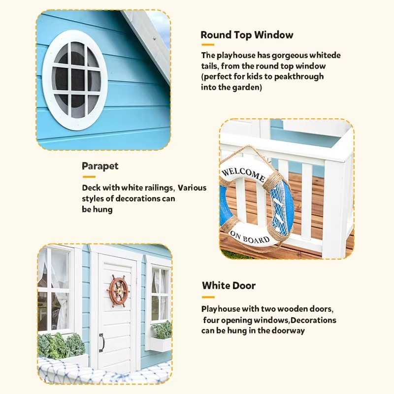 Outdoor Garden Cubby House Chi - đánh giá và giá Kids Outdoor Cubby House